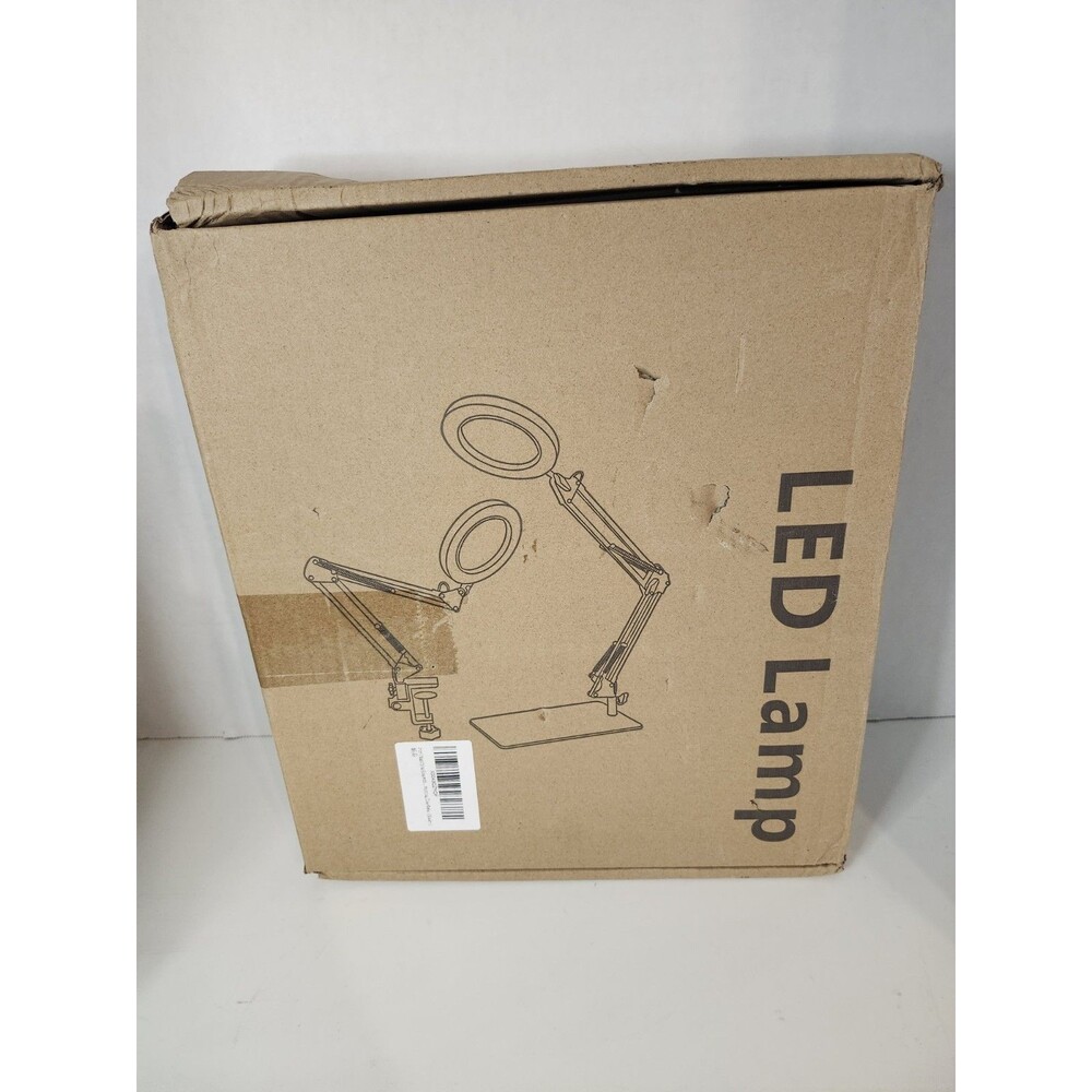 LED Magnifying Desk Lamp with 10X New in Box